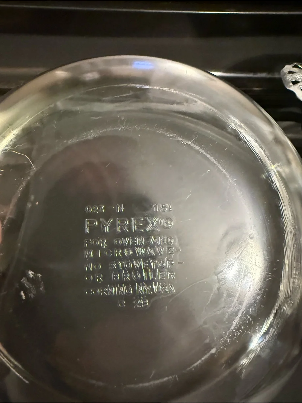 Glass Serving Bowl with Decorative Stainless Stand - Silver